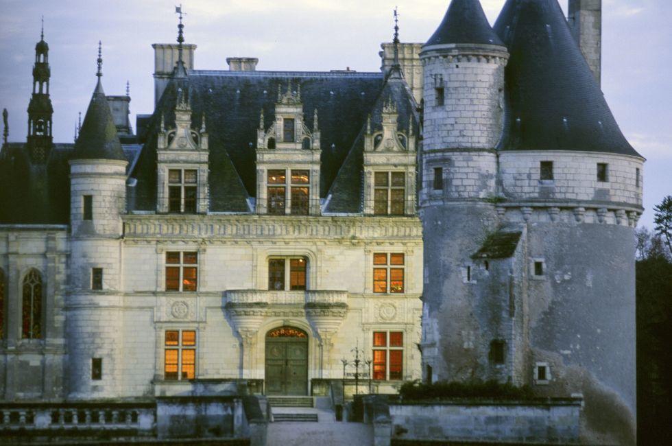 Chateau of Chenonceau in Loire Valley, France