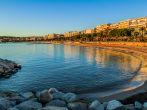 Cannes bay in alpes maritimes french riviera France; 