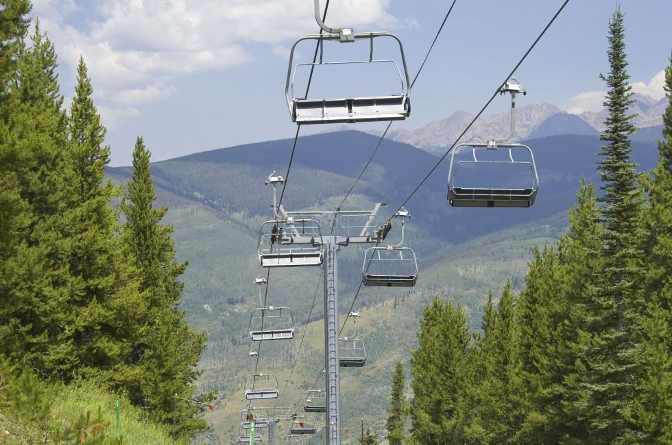 Chairlift Vail Colorado;