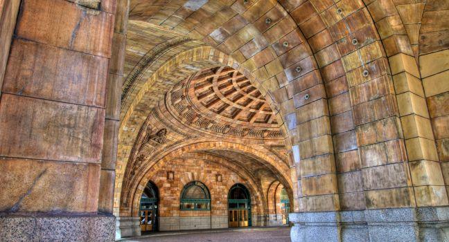 Beautiful arches of Penn Station in Pittsburgh, Pennsylvania; Shutterstock ID 69846448; Project/Title: Fodors; Downloader: Melanie Marin