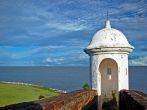 Amazon: A view from the The S&#xe3;o Jose de Macapa Fortress, built during the Lusitanian Empire. Such role was played together with other fortifications spread along the mouth of the rivers in the Amazon region.