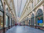 BRUSSELS, BELGIUM - JUNE 16, 2014:  Royal Galeries of st. Hubert. The galleries was opened in year 1846. 