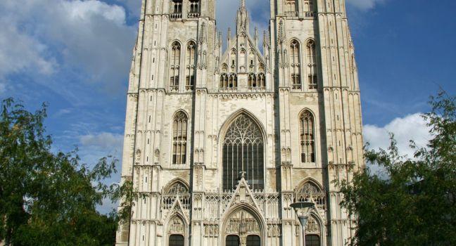 St. Michael and Gudula Cathedral.Brussels.Belgium