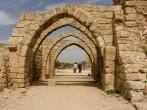 Caesarea is a town in Israel, the ancient port city. It is located between Tel Aviv and Haifa, near the city Hadera.