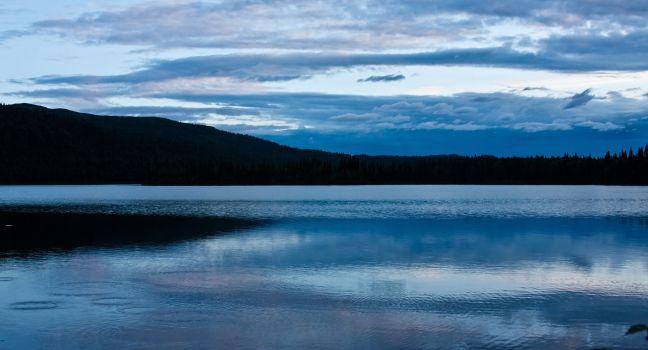 Byers Lake in Denali State Park, Alaska.