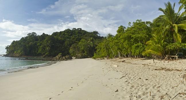 Playa Manuel Antonio &amp; Punta Catedral in Manuel Antonio National Park, Costa Rica.