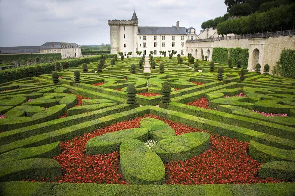 Chateau of Villandry, Loire Valley (France).